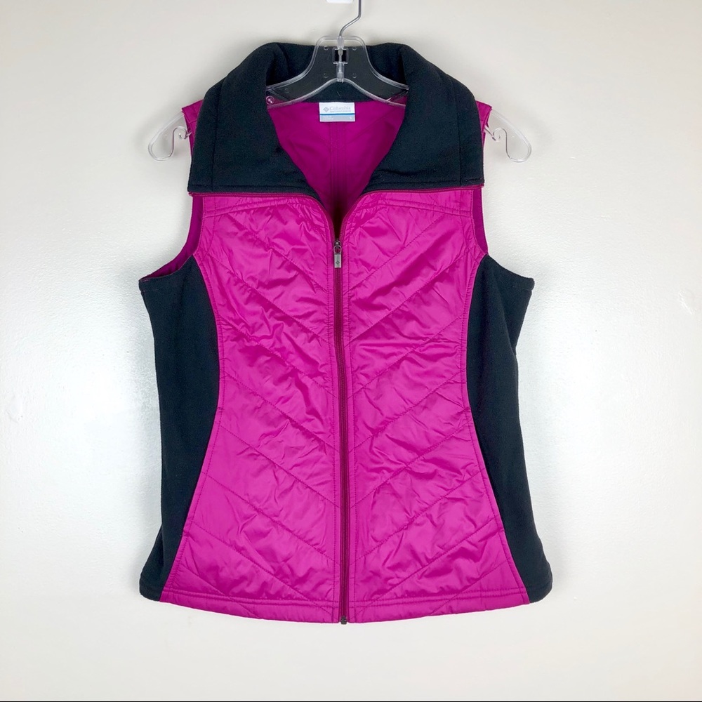 Columbia Women’s Quilted Fleece Vest Mix It Around